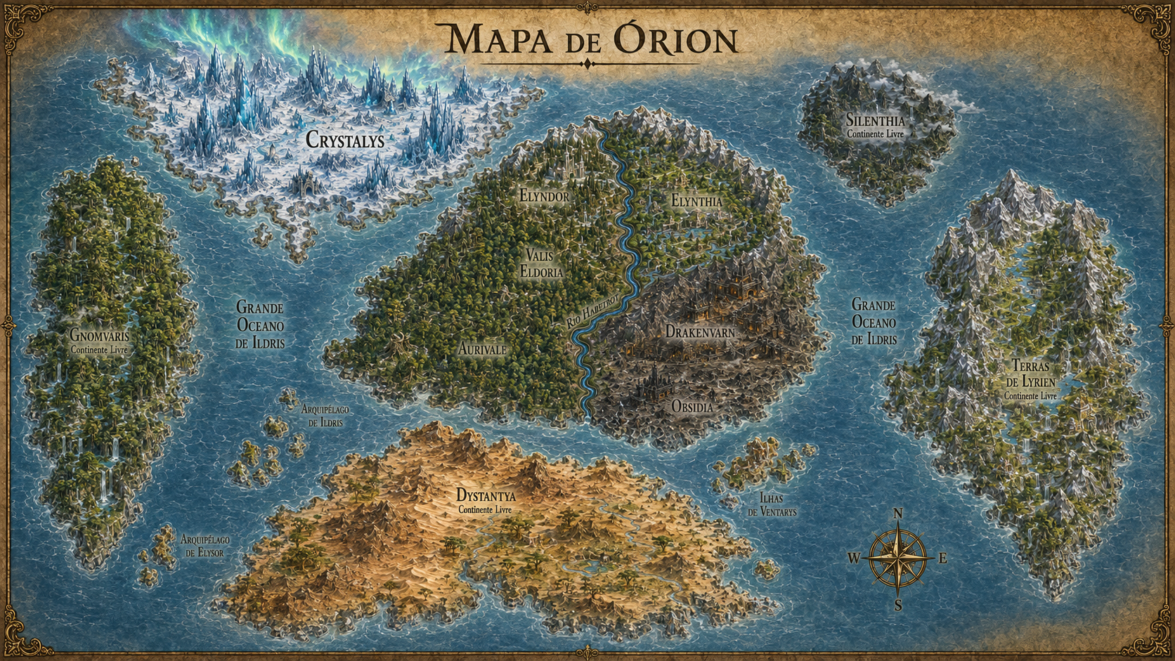 Mapa de Órion
