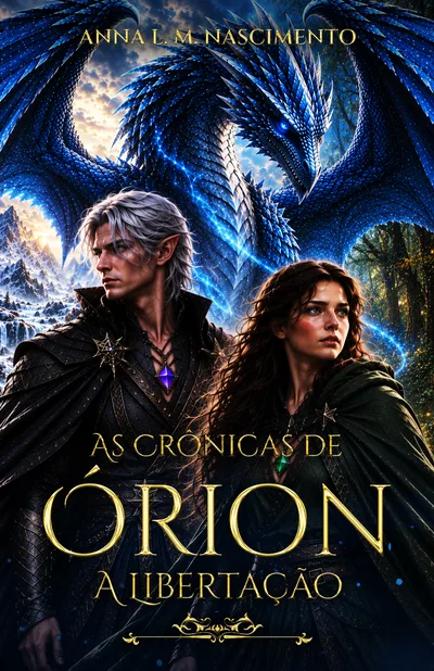 Capa de A Libertação, livro III de As Crônicas de Órion